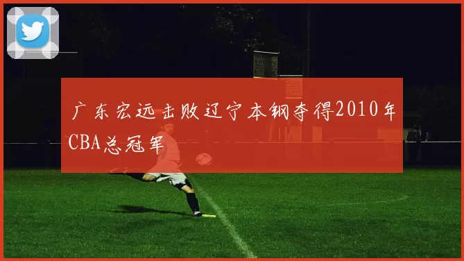 广东宏远击败辽宁本钢夺得2010年CBA总冠军