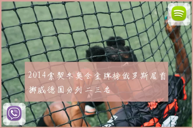 2014索契冬奥会金牌榜俄罗斯居首挪威德国分列二三名